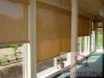 Realizacje - Rolety Bambusowe W Ogrodzie Zimowym